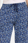 Rosaline Disco Daze Knit Cotton Capri - Ocean Cavern — thumbnail 5